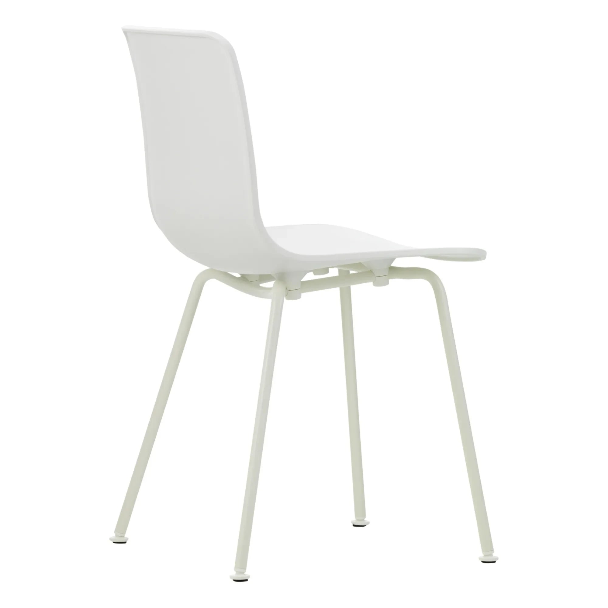 Vitra - Silla con patas de tubo Hal RE - Jasper Morrison | Algodón Blanco