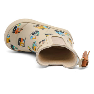 bisgaard - Botas de agua con estampado de camiones | Beige