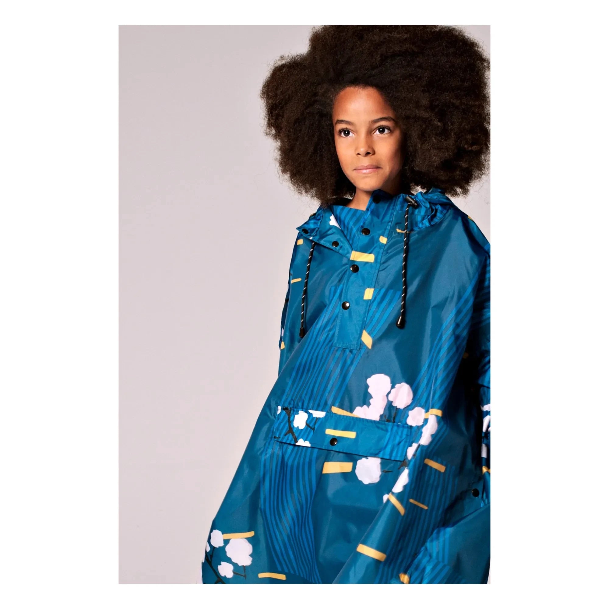 Rainkiss - Chubasquero Japanese Blossom - Colección Infantil | Azul