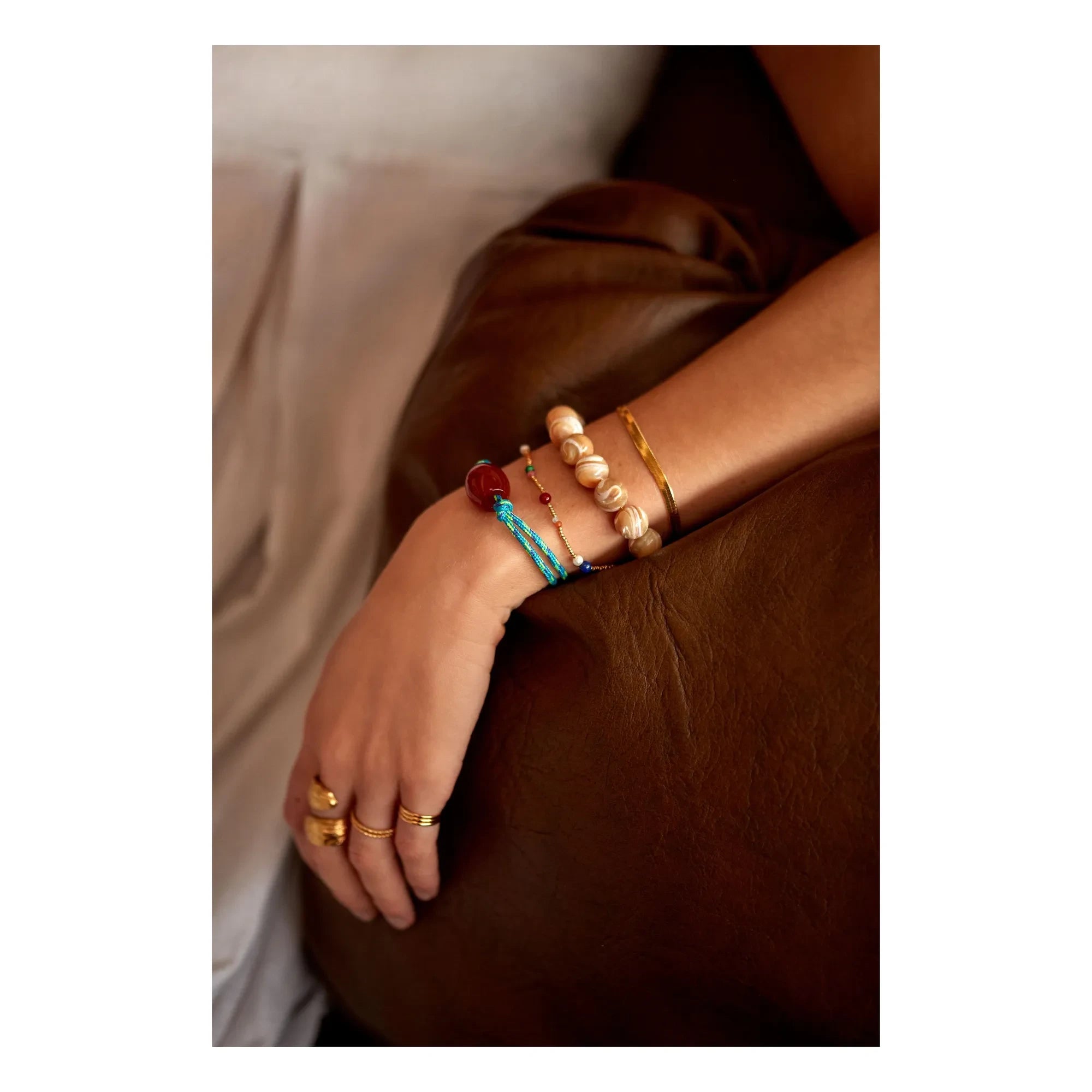 Anni Lu - Pulsera Gold Splash | Oro