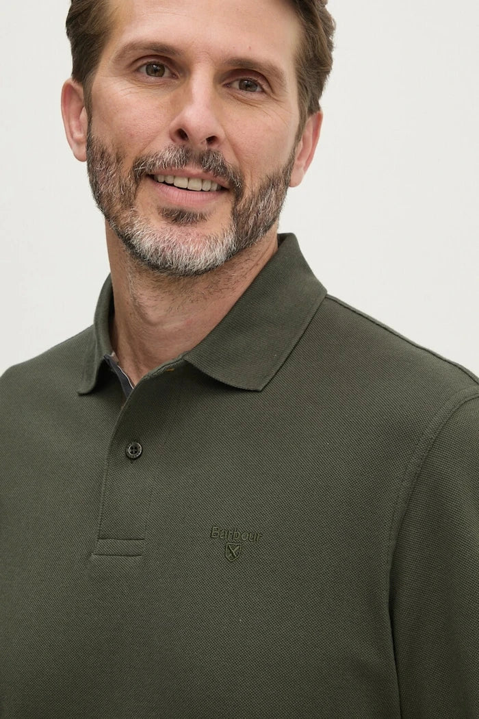 Blusa Barbour de algodón de manga larga