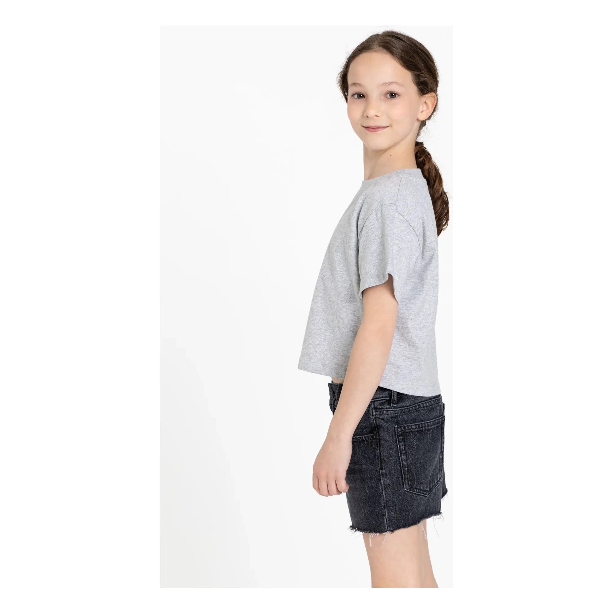 Finger in the nose - Shorts vaqueros Eva | Gris vaquero