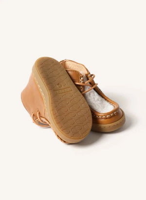 Lazare - Zapato de primeros pasos acolchado Octave | Camel