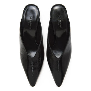 Le Monde Beryl - Victoria Mules de Piel | Negro