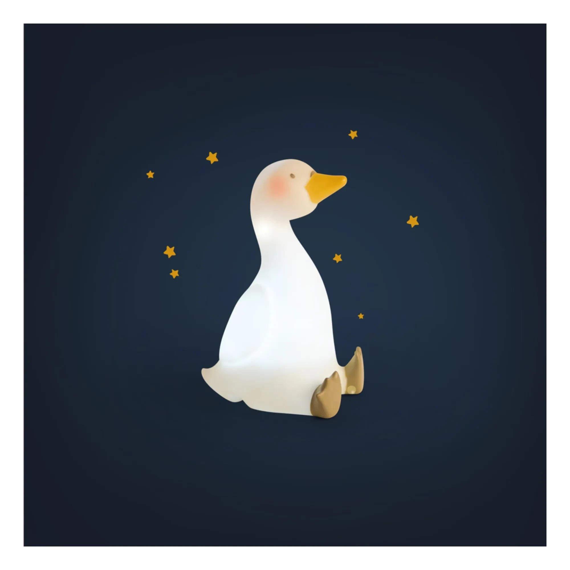 Moulin Roty - Lámpara de noche Cisne | Blanco
