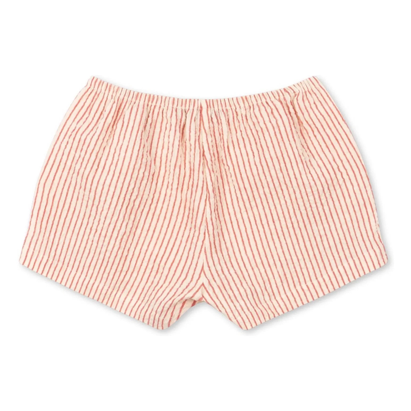 Konges Sløjd - Shorts de algodón orgánico a rayas Ellie | Rojo