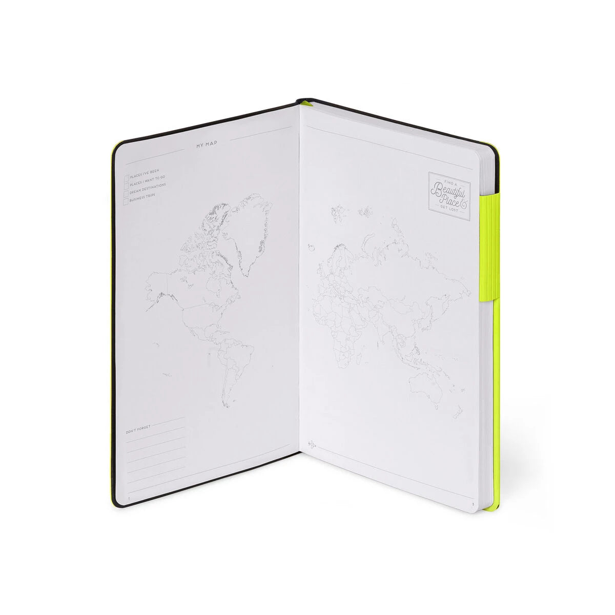 Legami - Noktalı Defter Monokrom Yumuşak Kapaklı - Chartreuse - Not Defterim