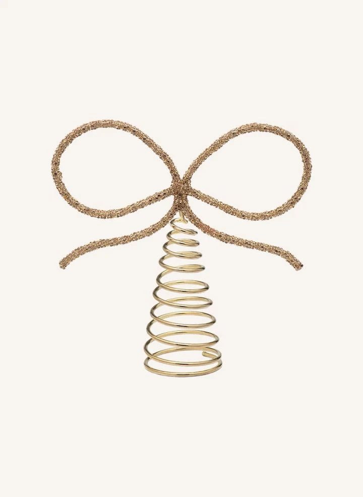 Anna + Nina - "Knot Quite Ordinary" Adorno para el Árbol de Navidad | Oro