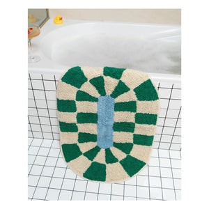 Tarta Gelatina - Alfombra de baño Rita | Verde