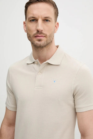 Camiseta de algodón para hombre con cuello Barbour ESSENTIALS