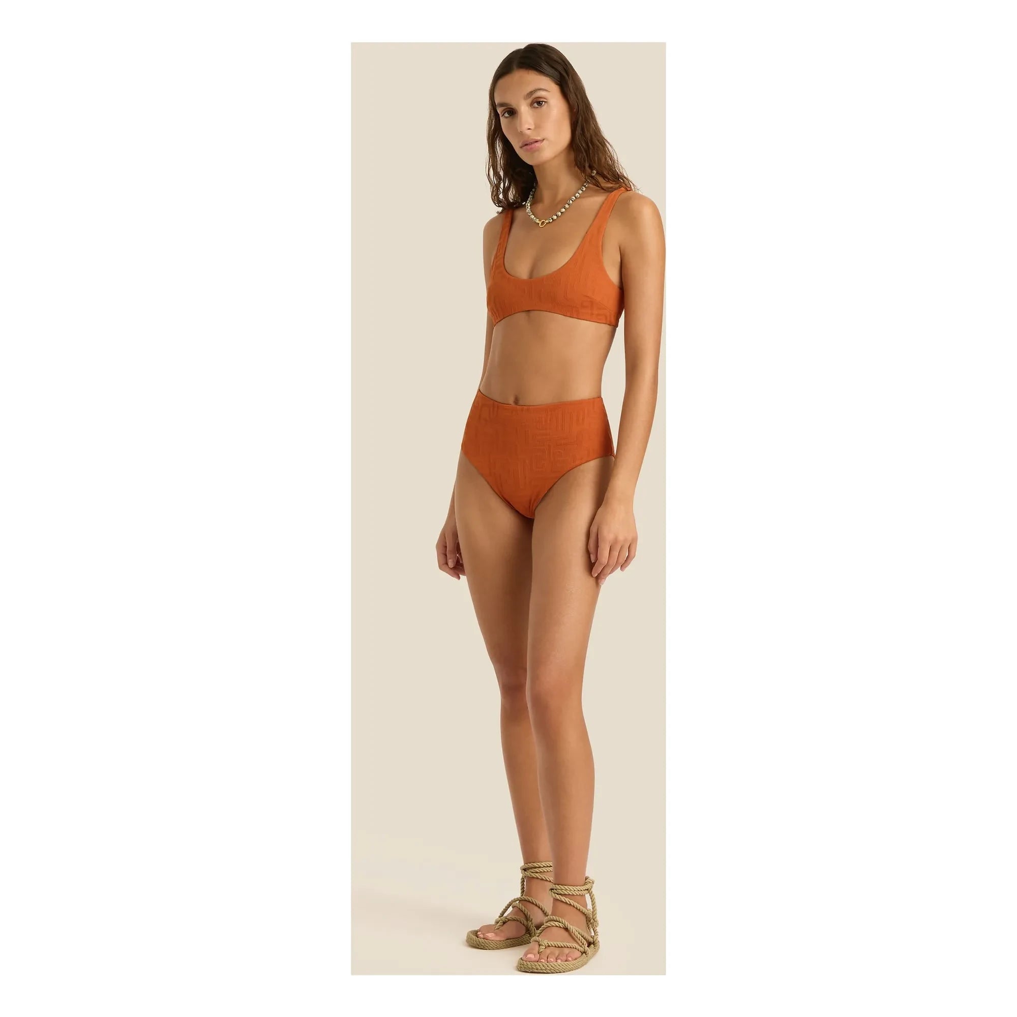 Soleil Soleil - Flo Jersey Top | Terracota
