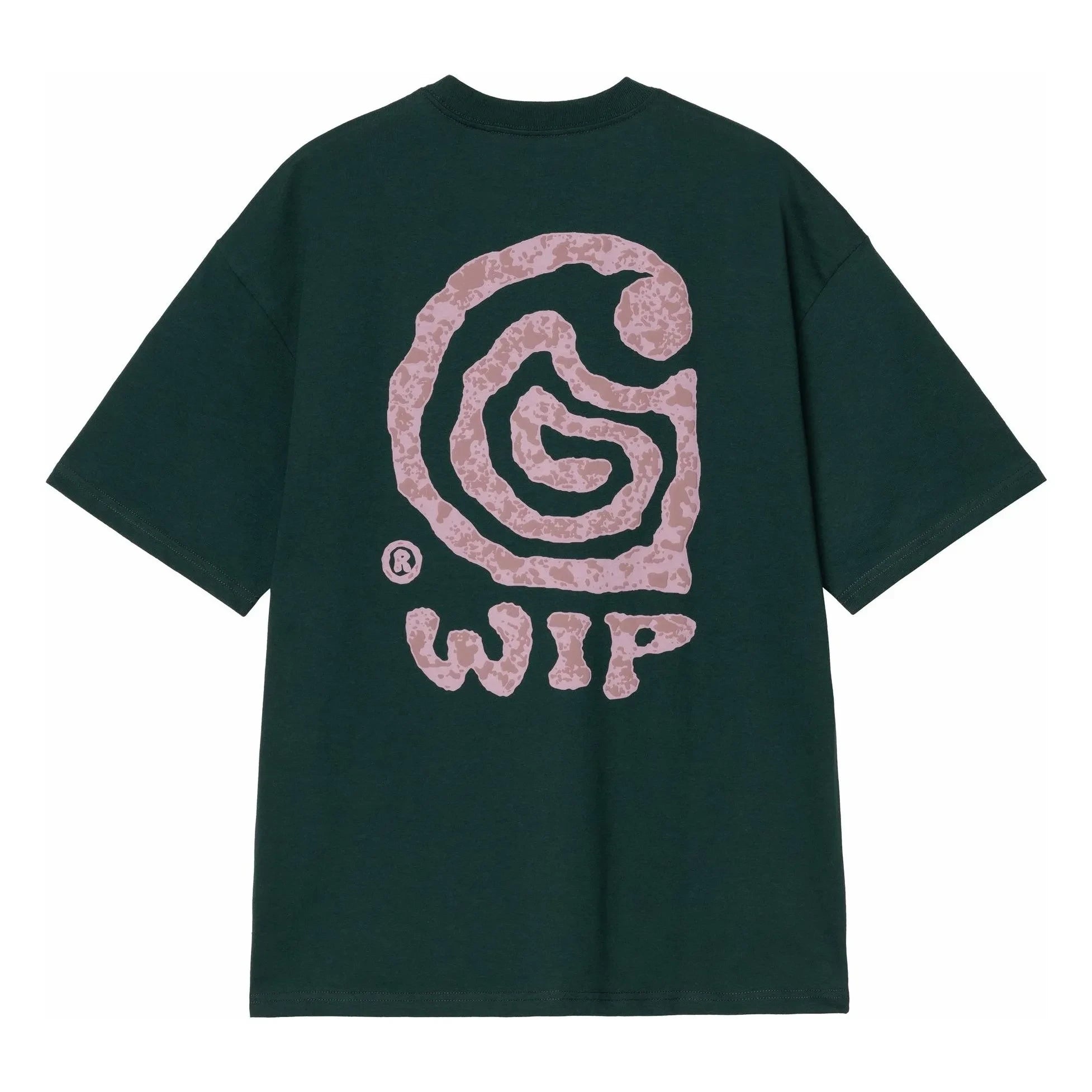 Carhartt WIP - Helix organik pamuk tişört | Koyu yeşil
