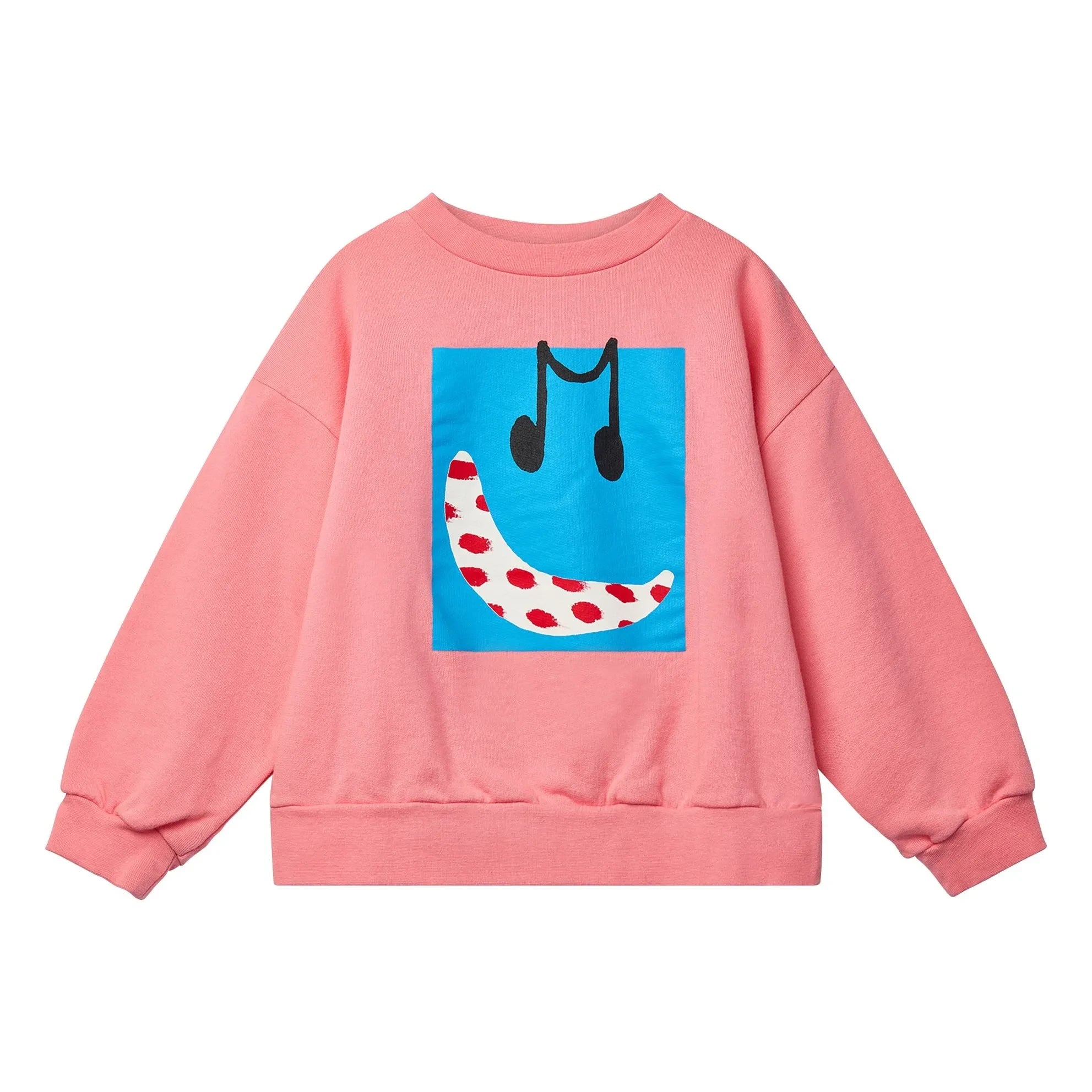 Wynken - Sudadera de algodón orgánico Bravo Musique | Rosa