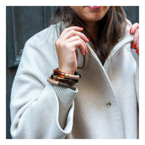 Parabaya - Pulsera Moca 2 | Marrón