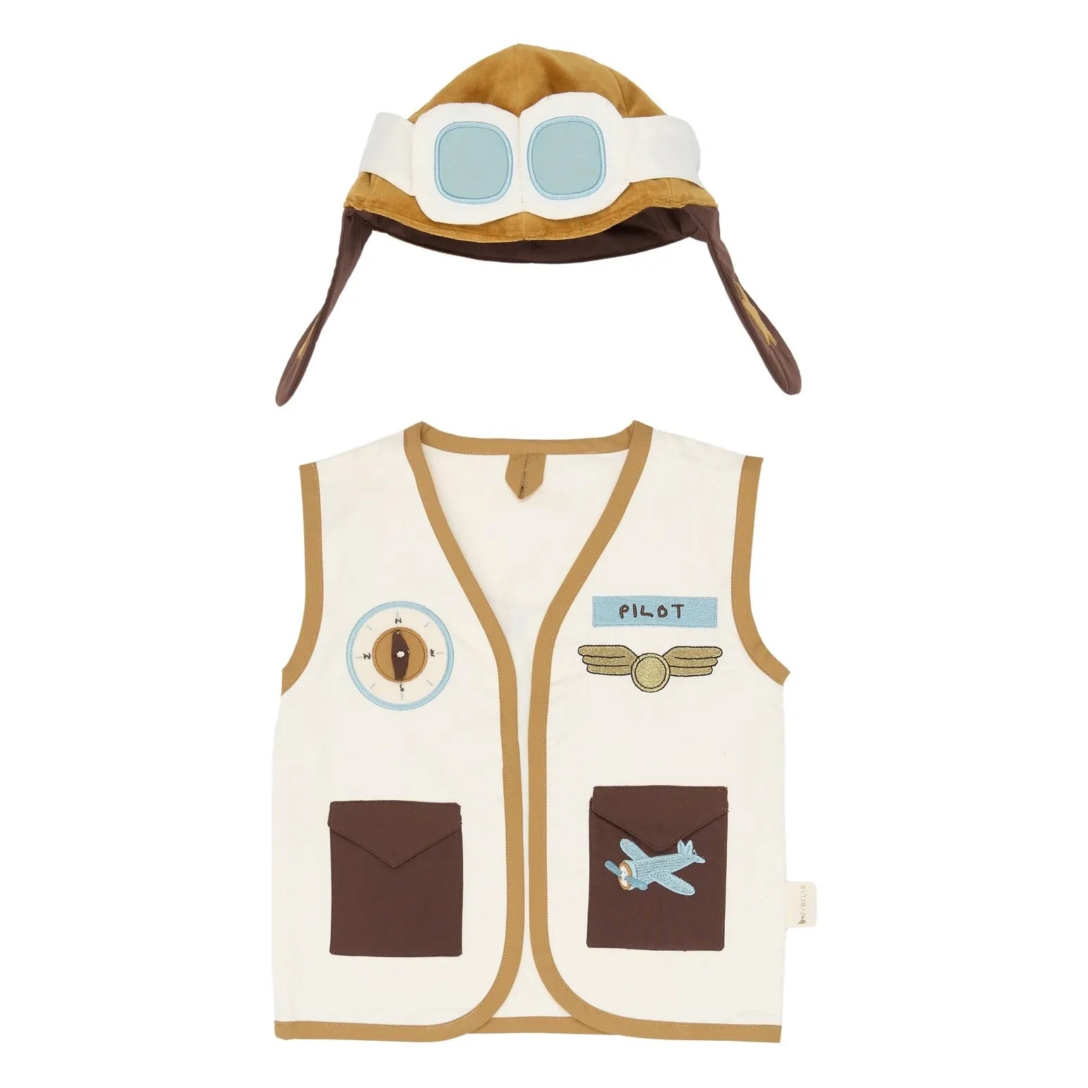 Fabelab - Aviator Kostümü | Ecru