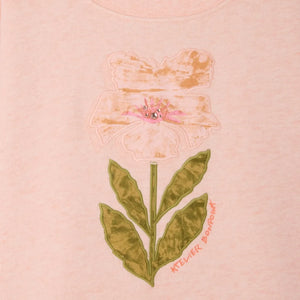 Bonpoint - Sudadera Myla Fleur de algodón orgánico | Pembe