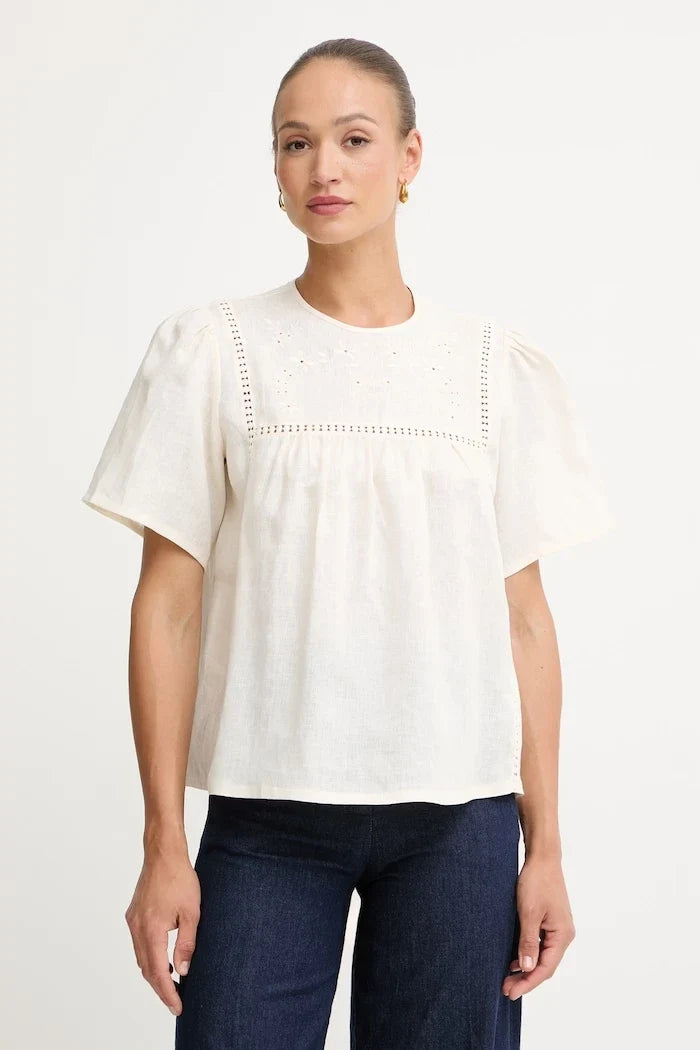 Blusa de lino BACINO Weekend Max Mara para mujer
