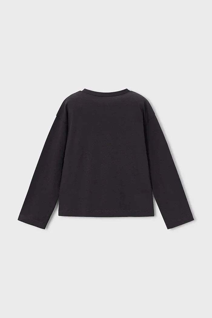 Blusa Mayoral de manga larga de algodón para niña