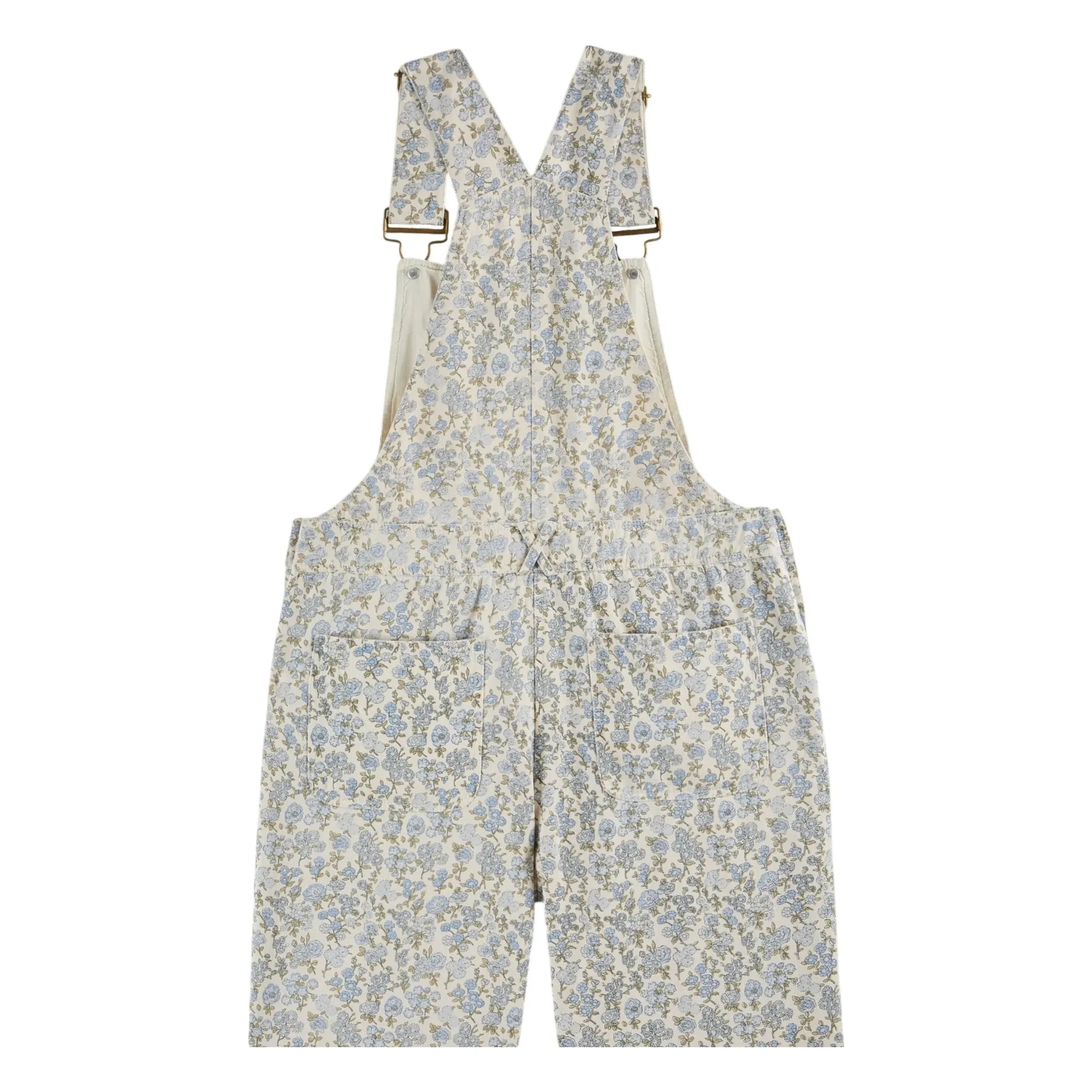 Emile et Ida - Azul | Pelele de algodón con estampado floral