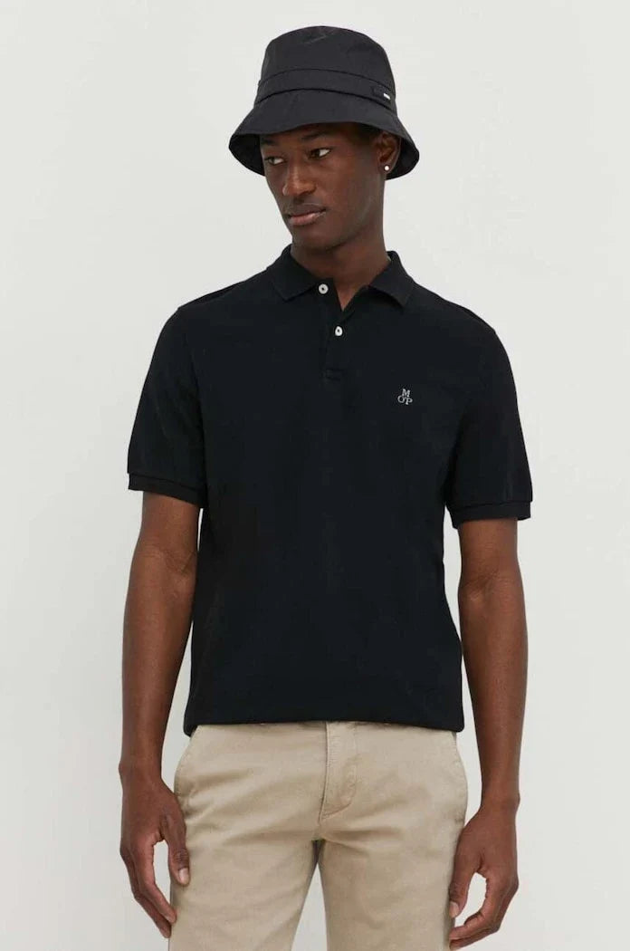 Camiseta de algodón con cuello Marc O'Polo