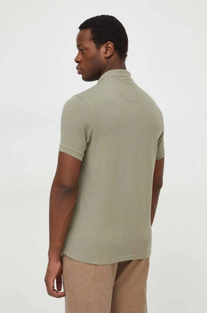 Camiseta de algodón para hombre con cuello Barbour ESSENTIALS