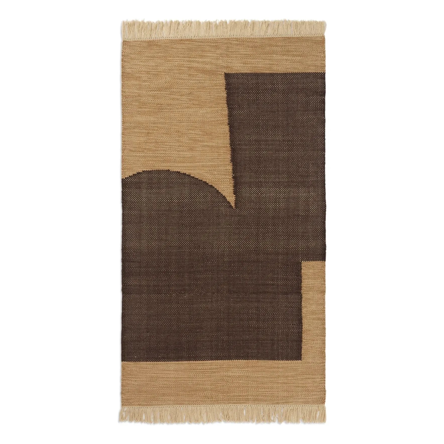 Ferm Living - Alfombra Forene | Chocolate