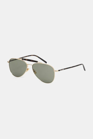 Gafas de sol de aviador Saint Laurent para hombre