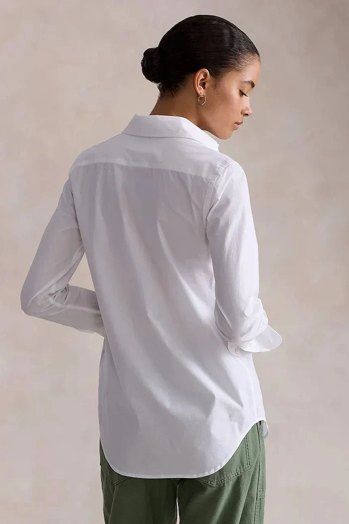 Camisa de algodón con elastano Polo Ralph Lauren para mujer