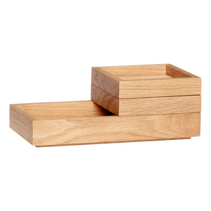 Hübsch - Caja de Almacenamiento de Roble FSC | Roble