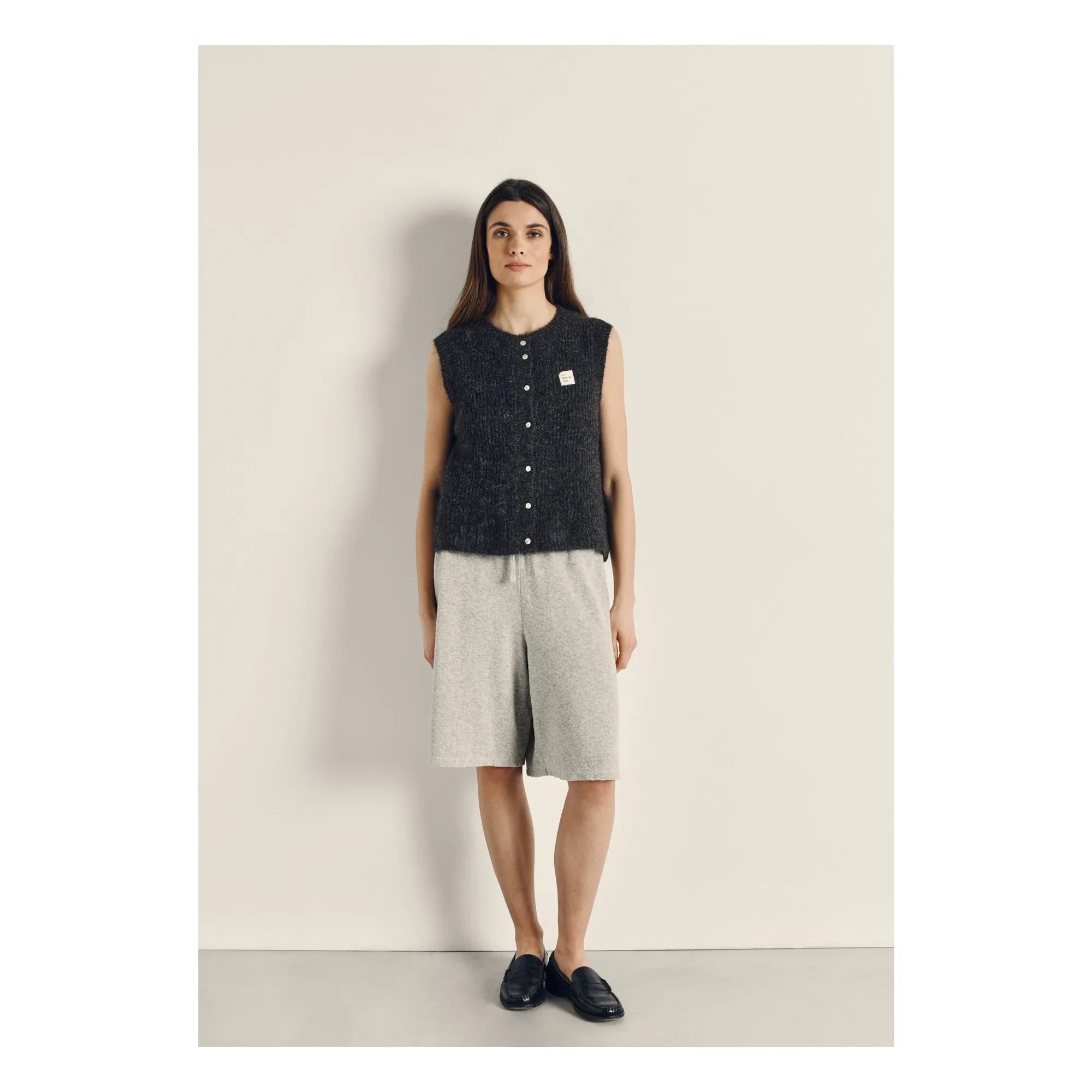 American Vintage - Cárdigan East Laine | Gris carbón