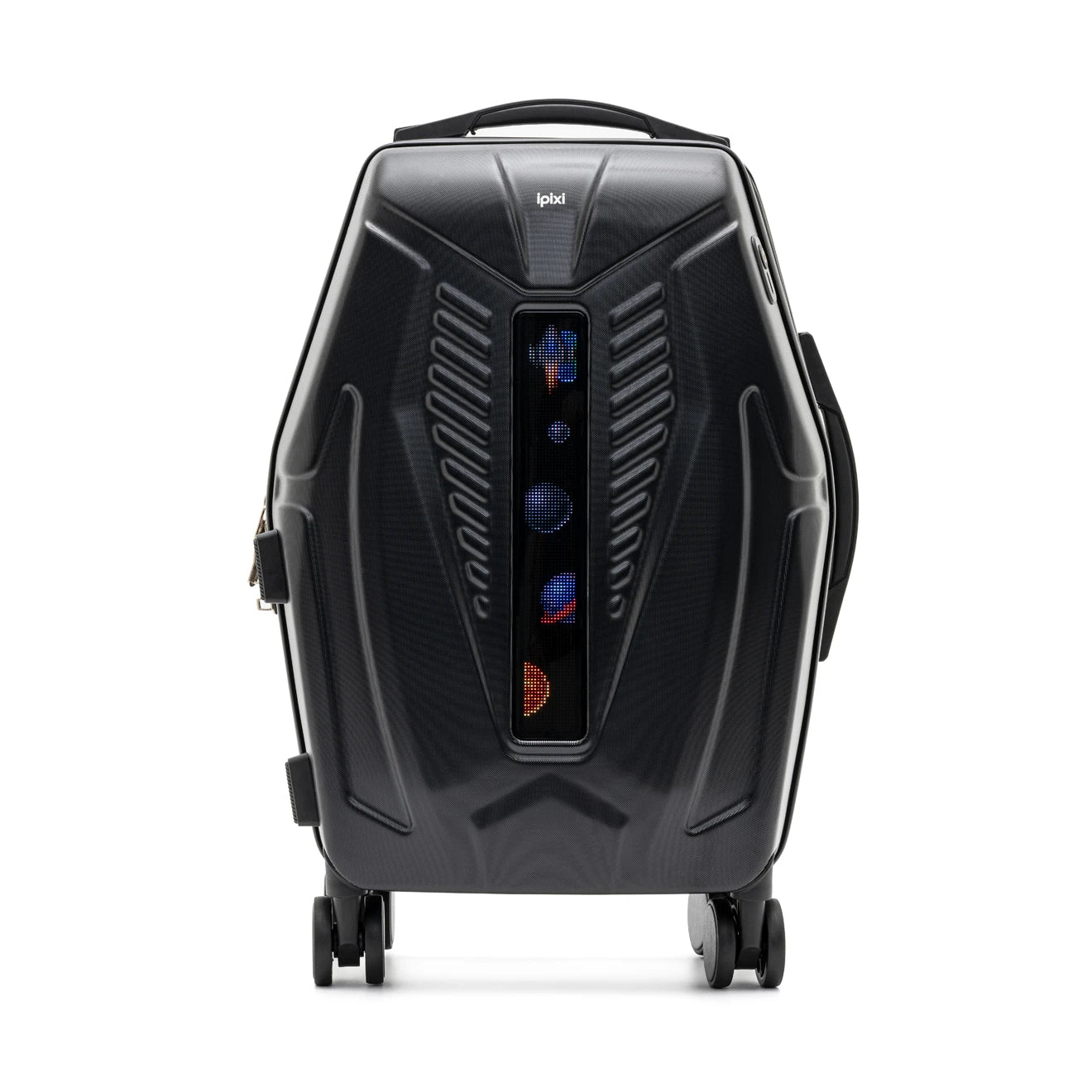 iPixi - Galaxy Voyager LED Ekranlı Akıllı Siyah Valiz