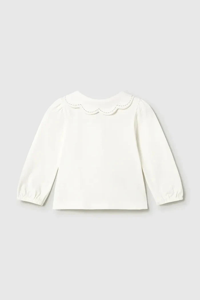 Camiseta de manga larga de algodón y elastano Mayoral para niños