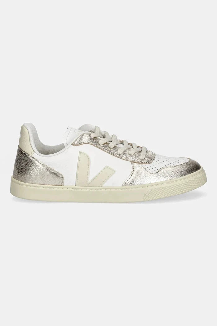 Zapatillas de piel Veja Small V-10 Laces para niños