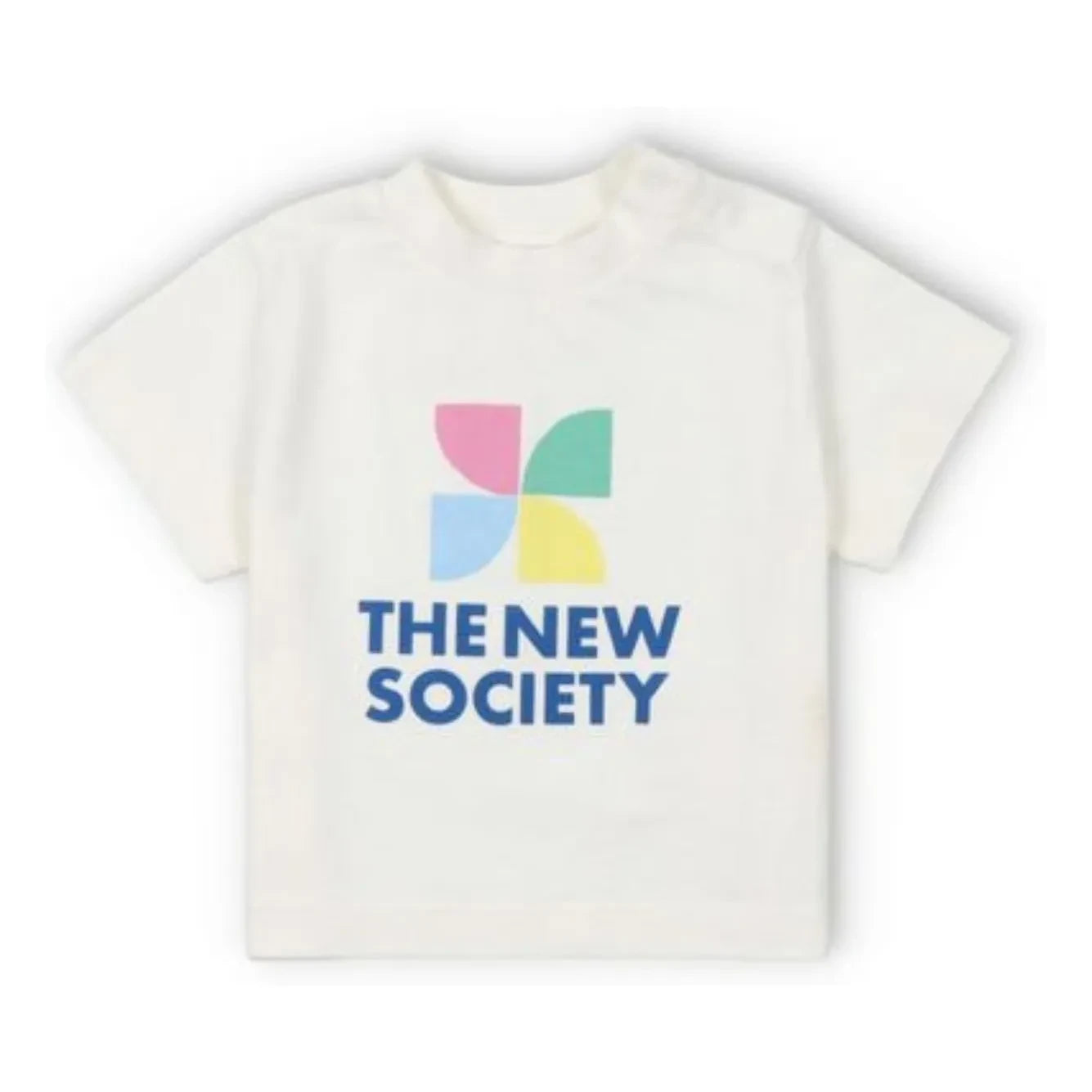 the new society - Camiseta con el logo "Mykonos Baby" | Crudo