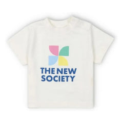 the new society - Camiseta con el logo "Mykonos Baby" | Crudo