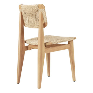 Gubi - Silla de exterior Marcel Gascoin con asiento de cuerda
