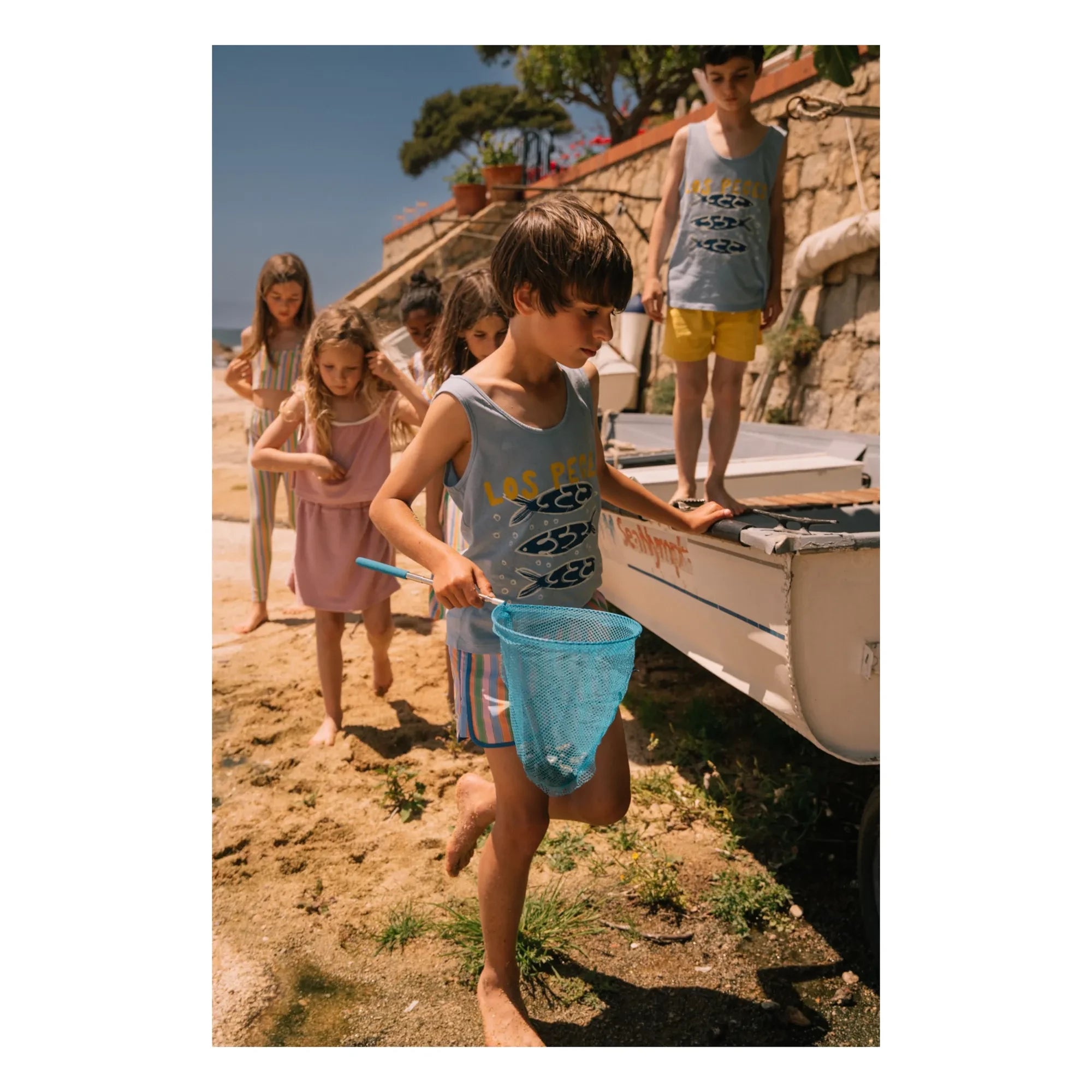We Are Kids - Marcel Los Peces atleta Algodón orgánico | Azul claro
