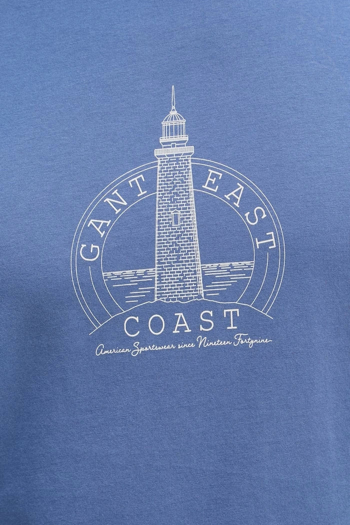 Camiseta de algodón para hombre Gant