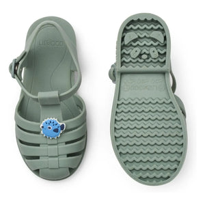 Liewood - Sandalias Bre Charms Pez Globo | Caqui