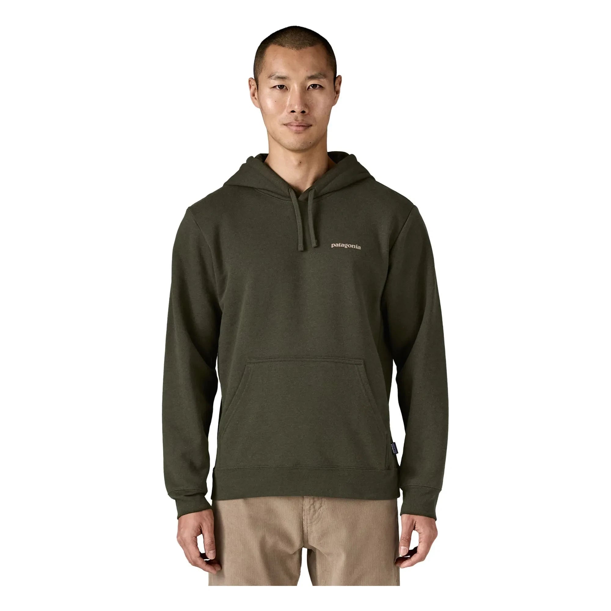 Patagonia - Sudadera con capucha Logo Uprisal Fibras recicladas | Caqui