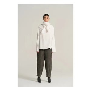 Virginie de Vinster - Marcel Cotton Poplin Bluz | Nuage