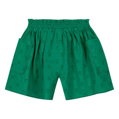 Bonton - Novis Mini Hearts Pantalones Cortos | Verde esmeralda