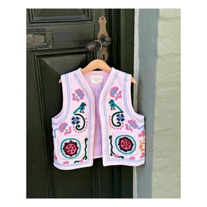SISSEL EDELBO - Chaleco sin mangas Caia - Colección infantil | Rosa