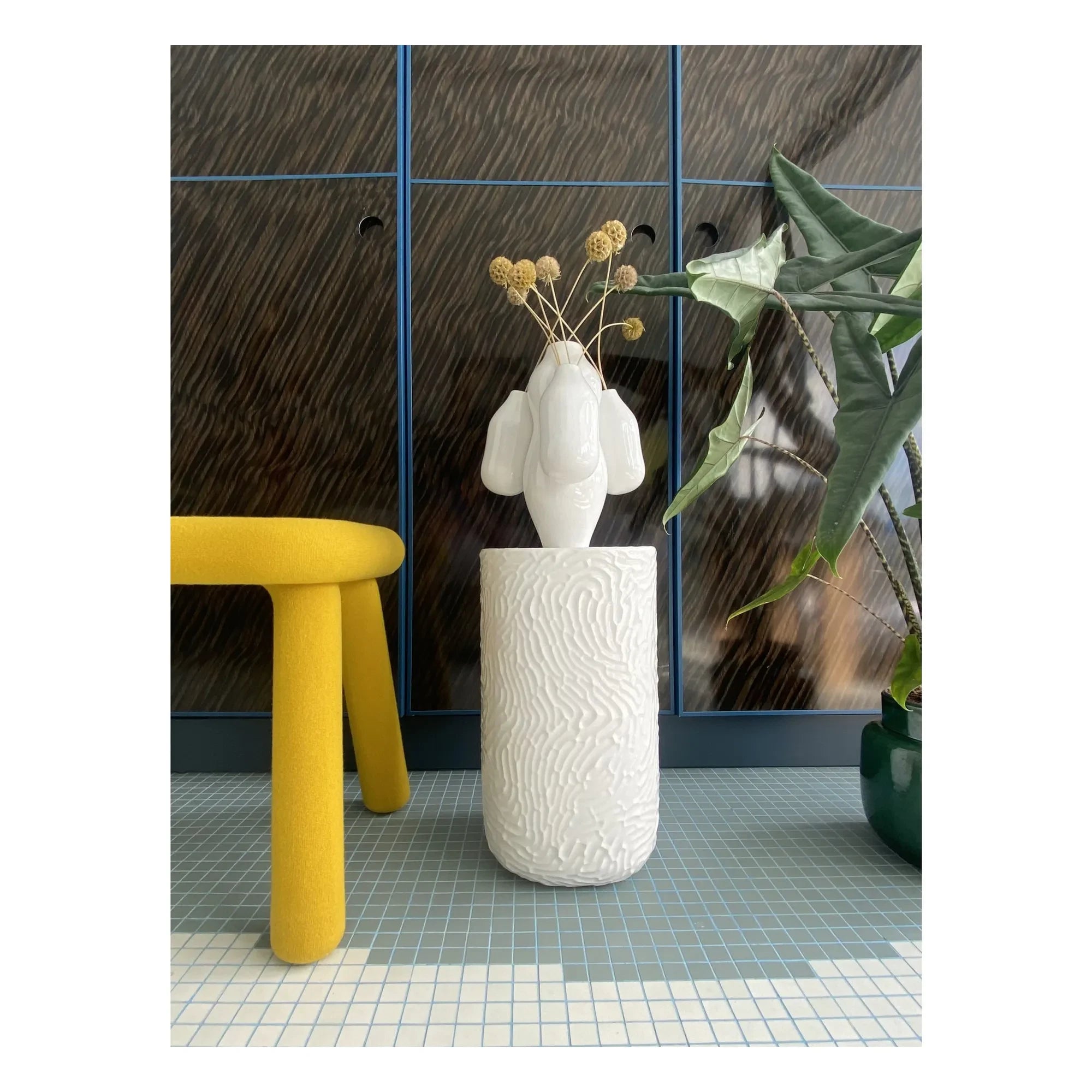 Moustache - Allpa Mini Vase - Jean-Baptiste Fastrez | Blanco