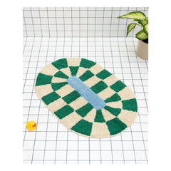 Tarta Gelatina - Alfombra de baño Rita | Verde