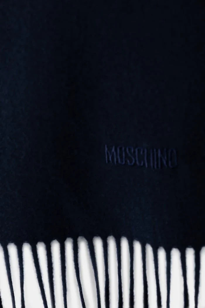 Moschino bufanda de lana para hombre de lana merino