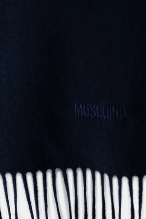 Moschino bufanda de lana para hombre de lana merino