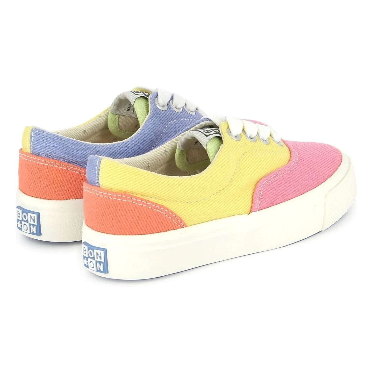 Bonton - Zapatillas de skate con cordones elásticos | Rosa caramelo