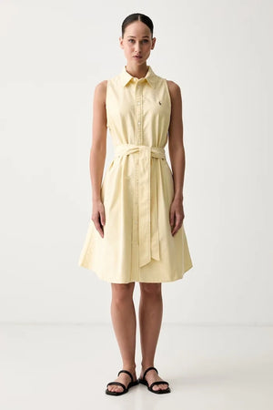 Vestido acampanado de algodón de Polo Ralph Lauren