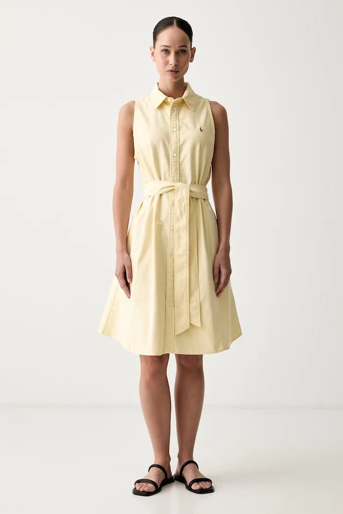 Vestido acampanado de algodón de Polo Ralph Lauren
